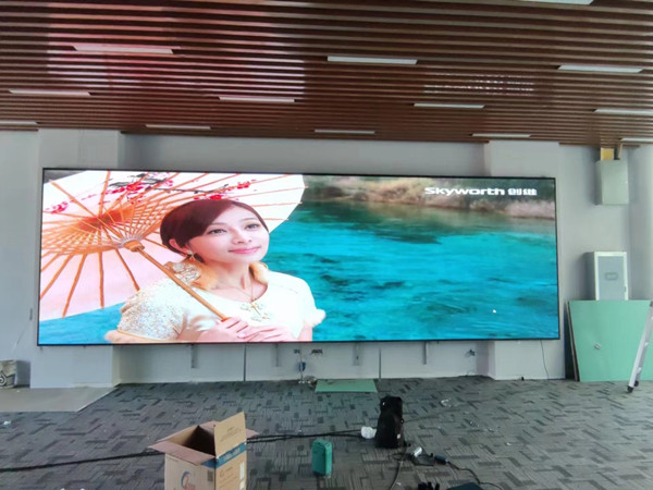 武安P1.53led小间距屏安装案例